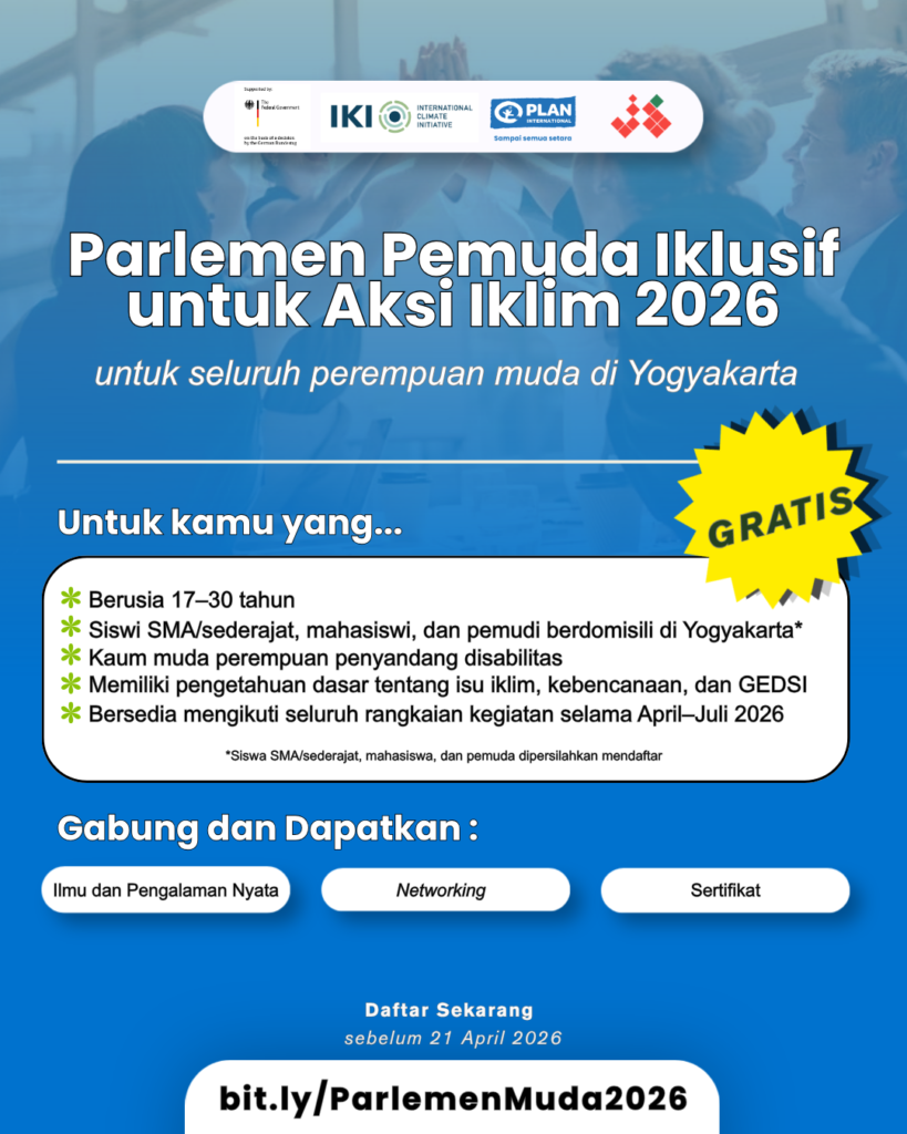 Parlemen Kaum Muda Inklusif untuk Aksi Iklim 2026